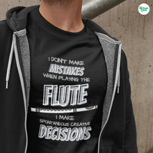 Load image into Gallery viewer, I Don't Make Mistakes On Flute T-shirt - Urban Celt