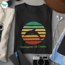 Load image into Gallery viewer, Fungie Dingle Dolphin Sunset T-shirt - Urban Celt