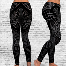 Load image into Gallery viewer, Celtic Vibes Premium Leggings - Urban Celt
