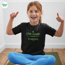 Load image into Gallery viewer, The Craic is Mighty Kids Size T-shirt - Urban Celt