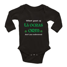 Load image into Gallery viewer, tá ocras orm Baby Body Suit - Urban Celt