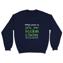 Load image into Gallery viewer, Póg mo feckin thóin Sweatshirt - Urban Celt