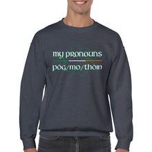 Load image into Gallery viewer, Póg mo thóin Pronouns Sweatshirt - Urban Celt
