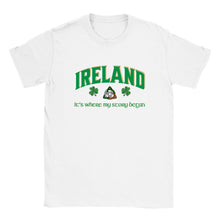 Load image into Gallery viewer, Ireland Where My Story Began T-shirt - Urban Celt