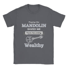 Load image into Gallery viewer, Playing the Mandolin Saved Me - T-shirt - Urban Celt