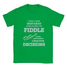 Load image into Gallery viewer, Classic Kids Fiddle Music T-shirt - Urban Celt