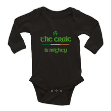Load image into Gallery viewer, The Craic is Mighty Long Sleeve Onesie - Urban Celt