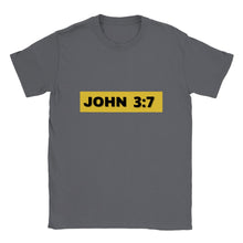 Load image into Gallery viewer, John 3:7 Unisex Crewneck T-shirt - Urban Celt