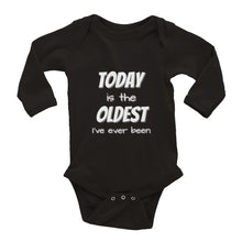 Load image into Gallery viewer, Today is the Oldest - Baby Bodysuit - Urban Celt