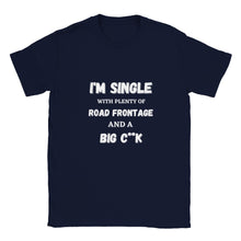 Load image into Gallery viewer, I'm Single with Road Frontage T-shirt - Urban Celt