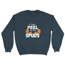 Load image into Gallery viewer, I Can Peel My Own Spuds Sweatshirt - Urban Celt