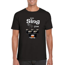 Load image into Gallery viewer, Will Sing for Guinness Unisex T-shirt - Urban Celt