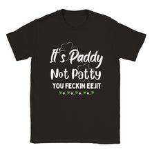Load image into Gallery viewer, It's Paddy Not Patty Kids T-shirt - Urban Celt