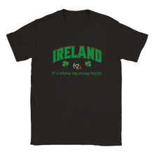 Load image into Gallery viewer, Ireland Where My Story Began T-shirt - Urban Celt
