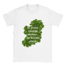Load image into Gallery viewer, Is fearr Gaeilge briste, ná Béarla clíste T-shirt - Urban Celt