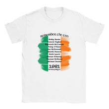 Load image into Gallery viewer, 1981 Hunger Strikes Anniversary T-shirt - Urban Celt