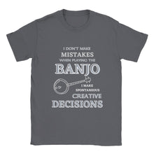 Load image into Gallery viewer, I Don't Make Mistakes On Banjo T-shirt - Urban Celt