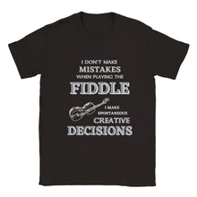 Load image into Gallery viewer, Classic Kids Fiddle Music T-shirt - Urban Celt