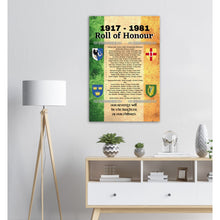 Load image into Gallery viewer, 1917-1981 Roll of Honor Poster - Urban Celt