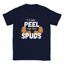 Load image into Gallery viewer, I Can Peel My Own Spuds T-shirt - Urban Celt