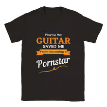 Load image into Gallery viewer, Playing the Guitar Saved Me T-shirt - Urban Celt