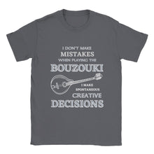 Load image into Gallery viewer, I Don't Make Mistakes on Bouzouki T-shirt - Urban Celt