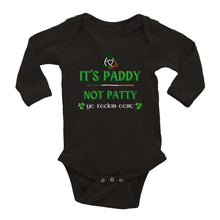 Load image into Gallery viewer, It's Paddy Not Patty Baby Bodysuit - Urban Celt