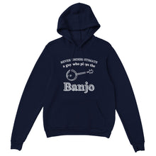 Load image into Gallery viewer, Never Underestimate a Guy on Banjo Hoodie - Urban Celt