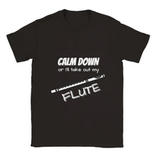 Load image into Gallery viewer, Calm Down Flute T-shirt - Urban Celt