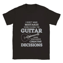 Load image into Gallery viewer, I Don't Make Mistakes on Guitar T-shirt - Urban Celt