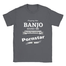 Load image into Gallery viewer, Playing the Banjo Saved Me T-shirt - Urban Celt