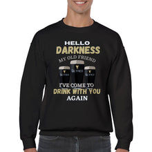 Load image into Gallery viewer, Hello Darkness My Old Friend Sweatshirt - Urban Celt