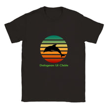 Load image into Gallery viewer, Fungie Dingle Dolphin Sunset T-shirt - Urban Celt