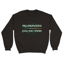 Load image into Gallery viewer, Póg mo thóin Pronouns Sweatshirt - Urban Celt