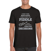 Load image into Gallery viewer, I Don't Make Mistakes On Fiddle T-shirt - Urban Celt