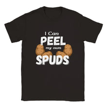 Load image into Gallery viewer, I Can Peel My Own Spuds T-shirt - Urban Celt