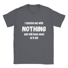 Load image into Gallery viewer, I Started Out with Nothing T-shirt - Urban Celt