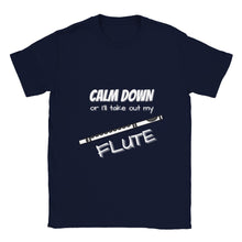 Load image into Gallery viewer, Calm Down Flute  T-shirt
