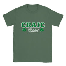 Load image into Gallery viewer, Craic Addict Unisex T-shirt - Urban Celt