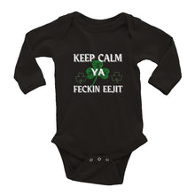 Load image into Gallery viewer, Keep Calm Ya Feckin Eejit Baby Onesie - Urban Celt