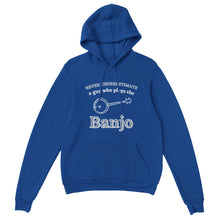Load image into Gallery viewer, Never Underestimate a Guy on Banjo Hoodie - Urban Celt