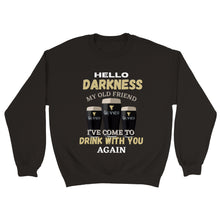 Load image into Gallery viewer, Hello Darkness My Old Friend Sweatshirt - Urban Celt