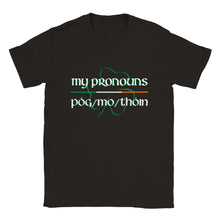Load image into Gallery viewer, Póg mo thóin Pronouns T-shirt - Urban Celt