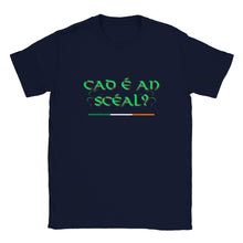 Load image into Gallery viewer, Cad é an scéal T-shirt - Urban Celt