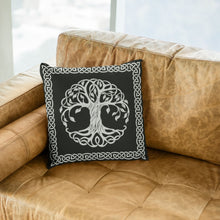 Load image into Gallery viewer, Yggdrasil Tree of Life Pillow - Urban Celt