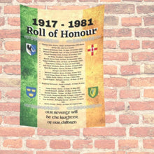 Load image into Gallery viewer, Roll of Honour Wall Tapestry 40&quot; x 60&quot;

