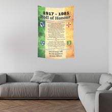 Load image into Gallery viewer, Roll of Honour Wall Tapestry 40" x 60" - Urban Celt