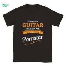 Load image into Gallery viewer, Playing the Guitar Saved Me T-shirt - Urban Celt