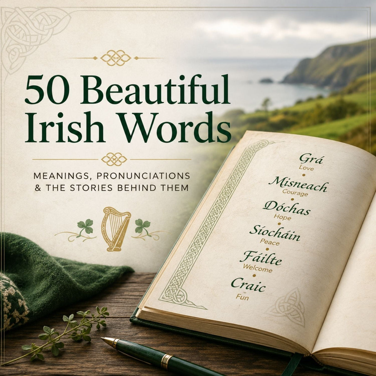 50 Beautiful Irish Words and Their Meanings | Urban Celt