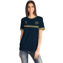 Load image into Gallery viewer, Navy-Gold Claddagh Unisex Jersey
